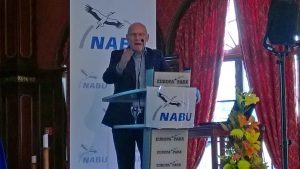 Gute Noten für die Naturschutzarbeit verteilte der NABU-Landesvorsitzende Andre Baumann bei der Bundesvertreterversammlung in Rust am 08.11.2014