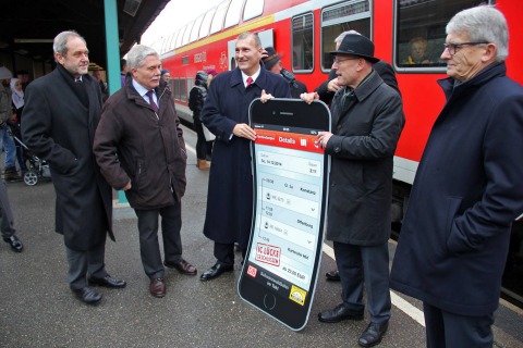 04.12.2014: Bahnlückenschluss zwischen Konstanz und Karlsruhe geschlossen