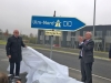 Minister Winfried Hermann hat am 28.10.2014 in Ulm das Straßenbauprojekt „ Ausbau Stelzenäcker und Eislauer Weg“ für den Verkehr freigegeben.