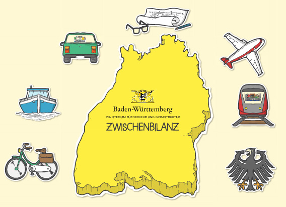 Zwischenbilanz Verkehrsmionisterium Baden-Württemberg